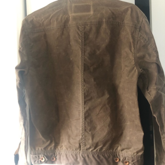 ✨SOLD✨Taylor Stitch Long Haul Trucker Jacket Waxed Canvas size 40 M’s S / W’s M - Picture 3 of 7